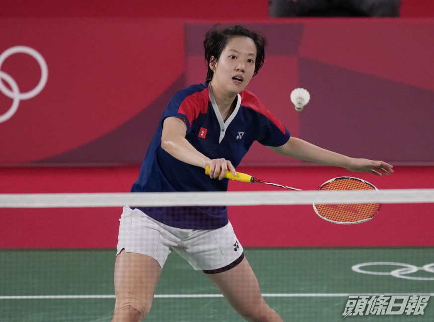 張雁宜在女子單打分組賽中,不敵上屆亞軍。AP