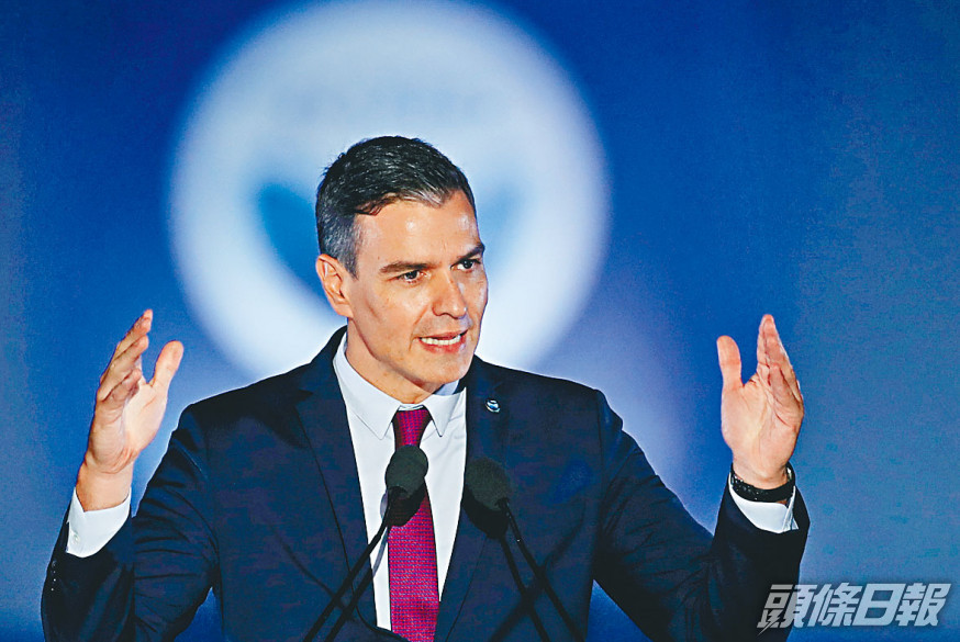 西班牙首相桑切斯。
