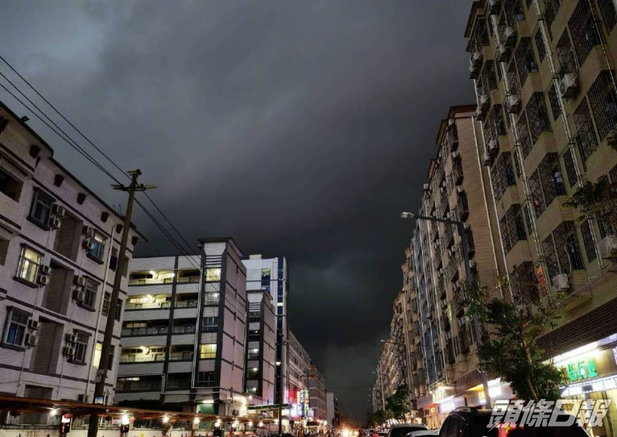 深圳已經風雲變色。網上圖片