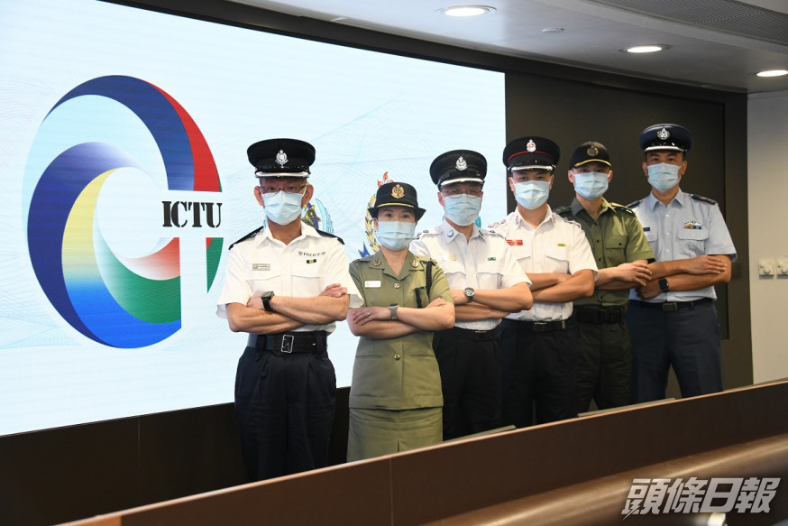 梁偉基(左起)、葉雪瑩、葉兆強、黃宏亮、馬俊賢及葉偉雄。 楊偉亨攝