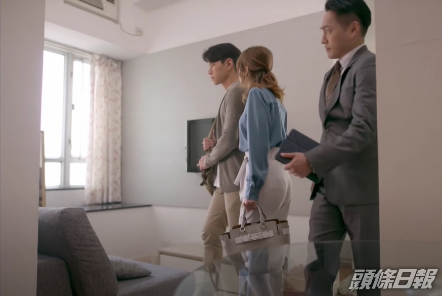 網民指,家住公屋的男同事抱怨,被女友施壓置業後無私人生活。劇集《香港愛情故事》截圖