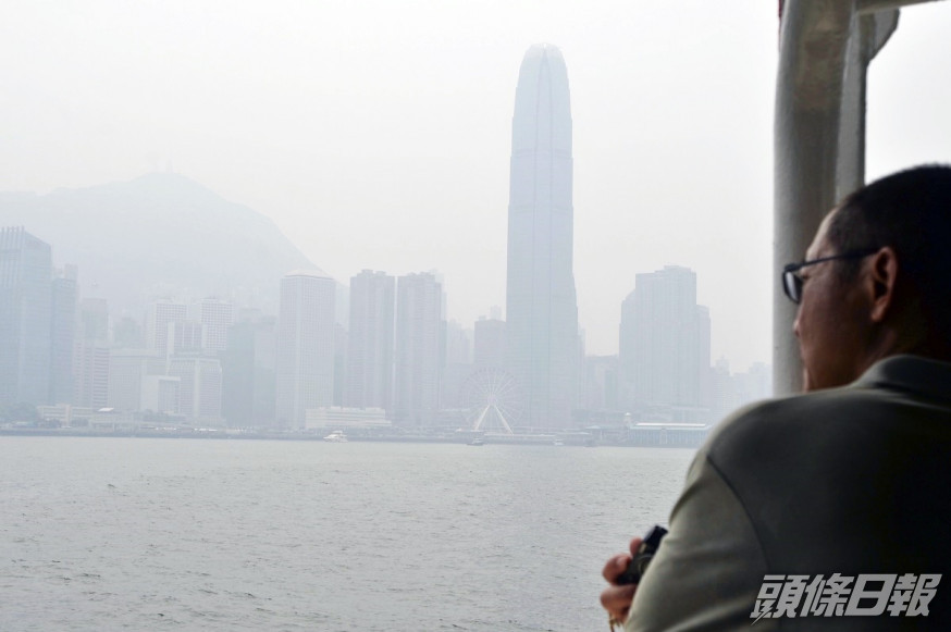 空氣質素健康指數達到嚴重水平。資料圖片