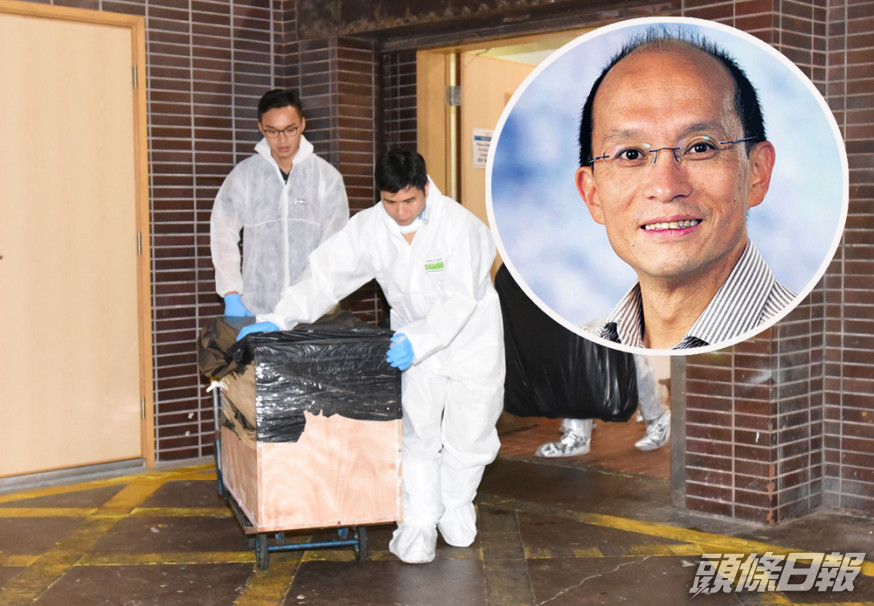 張祺忠(小圖)涉謀殺妻子陳慧文。 資料圖片