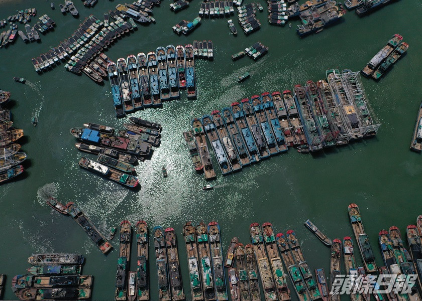 內地休漁期開始,海南大批漁船返回港口。新華社資料圖片