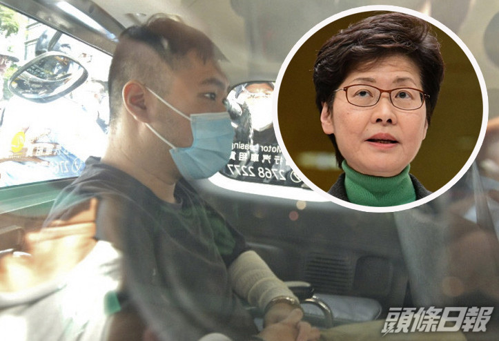 林鄭月娥強調在唐英傑案上,政府是依法辦事。 資料圖片