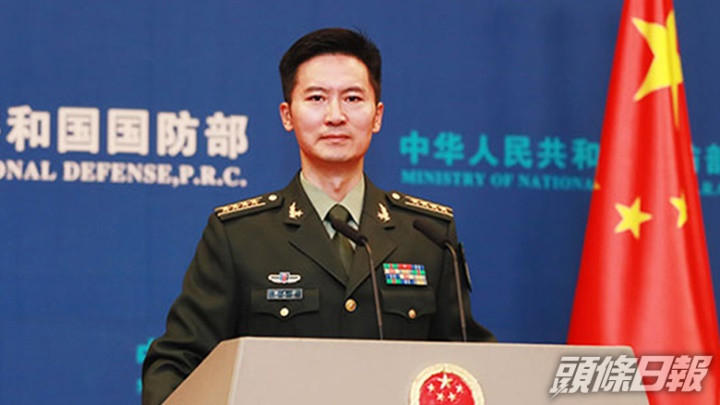 譚克非指解放軍在台海演習,屬維護主權必要之舉。國防部網站圖片