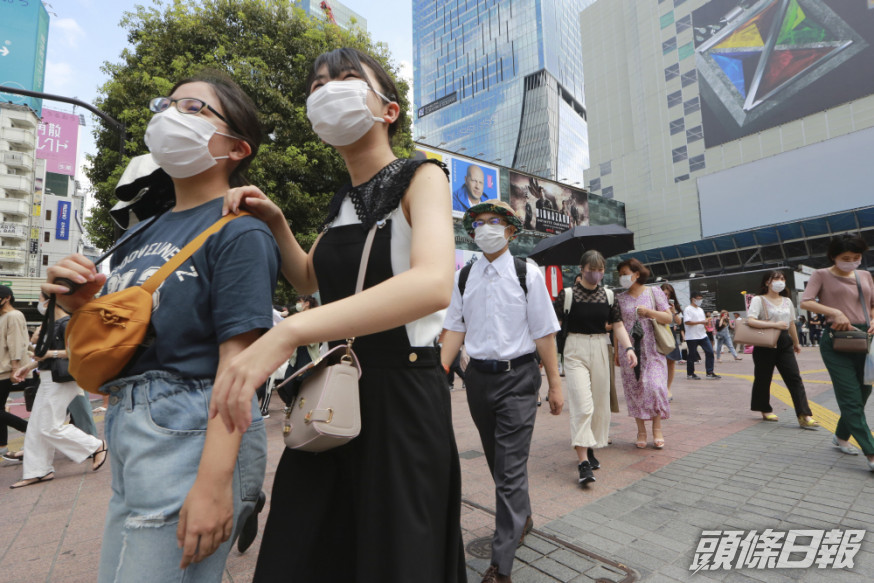 東京新增確診超3千宗,創新高。AP圖片