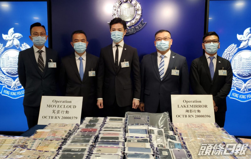 警方講述破案經過。林思明攝