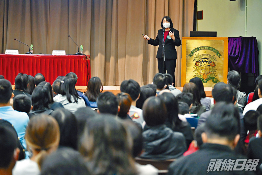 ■校長黃婉芬預料今年學位競爭會更加激烈,因所有報名人均會獲得面試機會,更會重視學生的分析能力、態度及禮儀等。