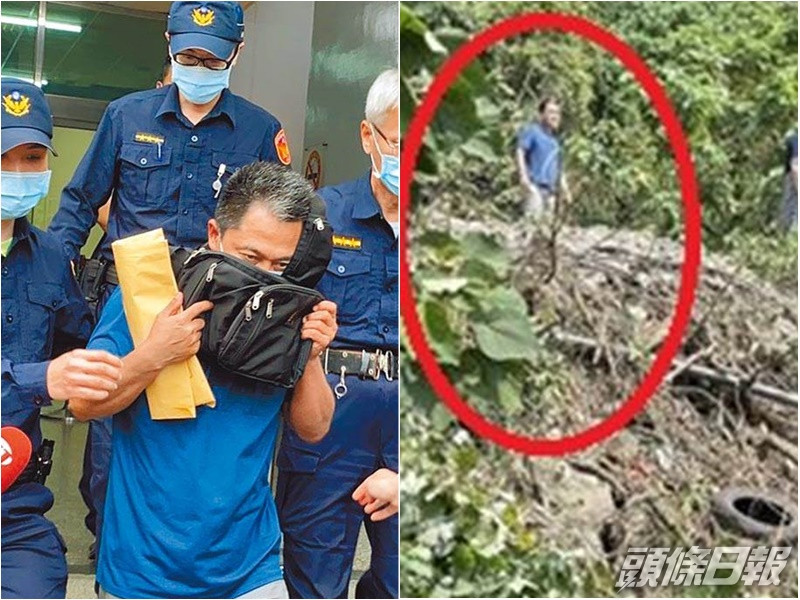 有當時就在事發列車上的網民爆料,在事發後不久,就拍到李義祥正站在山坡上查看。網上圖片
