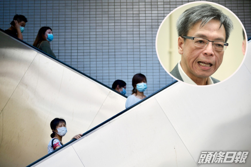 梁子超指確診回落至雙位數或是「周末效應」。 資料圖片
