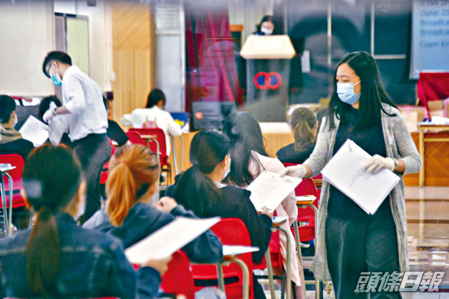 有調查發現,六成受訪應屆文憑試考生會花四個月或以上時間備試。資料圖片