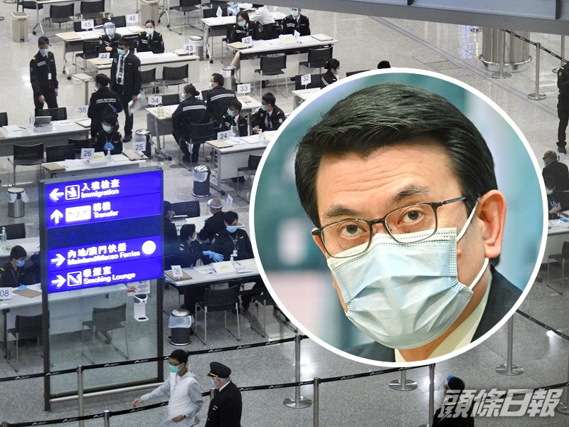 商務及經濟發展局局長邱騰華(小圖)預計旅遊業短期內不會復甦。資料圖片