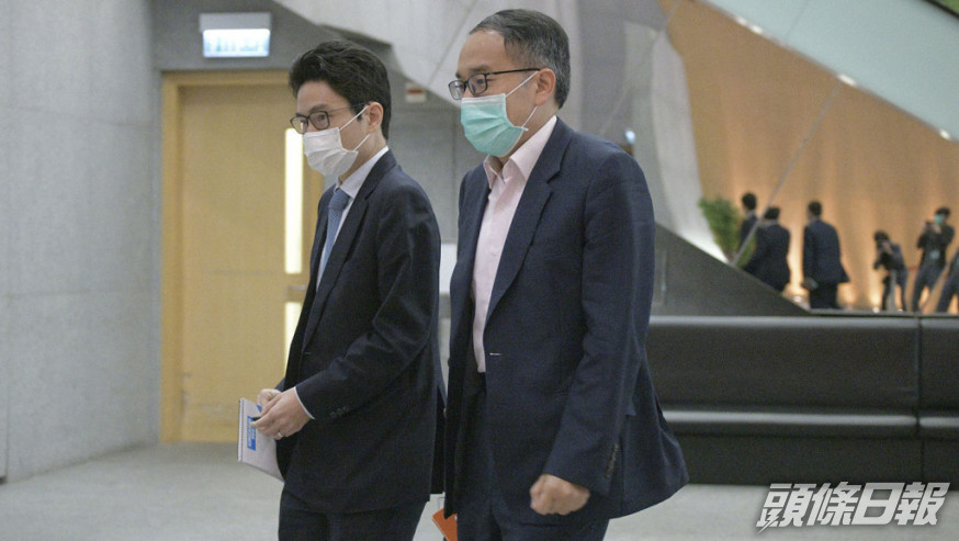 許正宇(右)及陳浩濂。 資料圖片