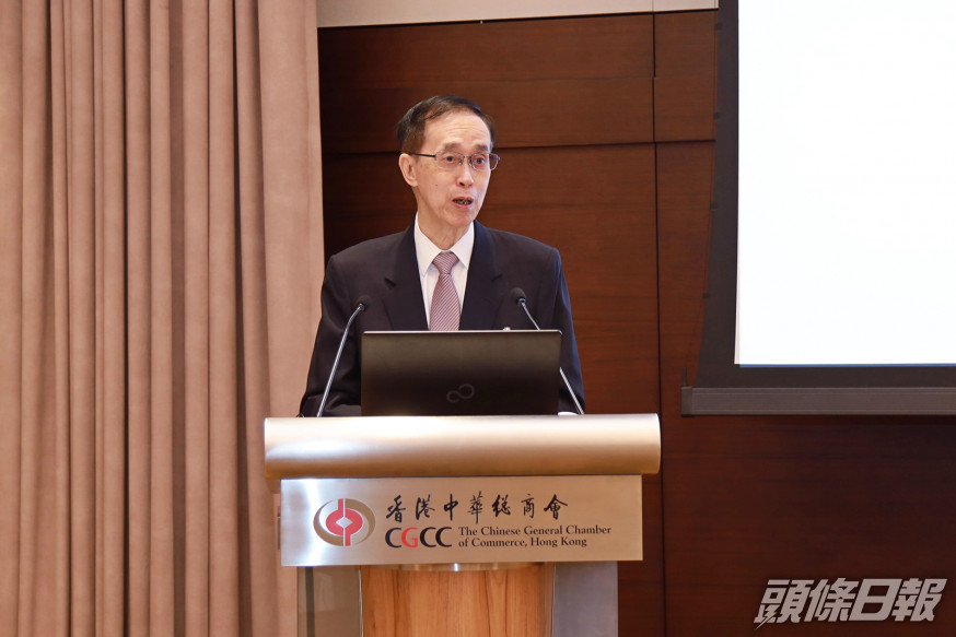 陳兆愷指出,坊間對三權分立有誤解。中總圖片