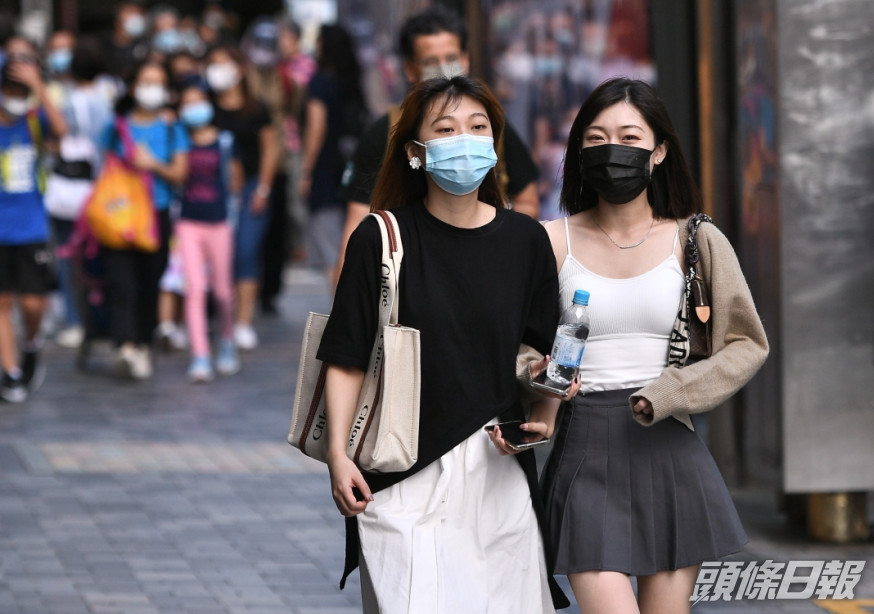 天文台預料本港今日大致天晴及乾燥。資料圖片