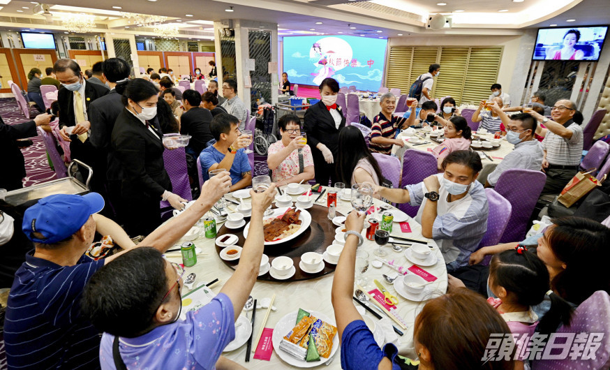 政府放寬D類食肆宴會人數上限。 資料圖片