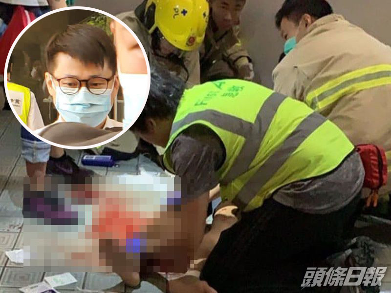 救護車司機陳智楓(小圖)出庭仍供。資料圖片