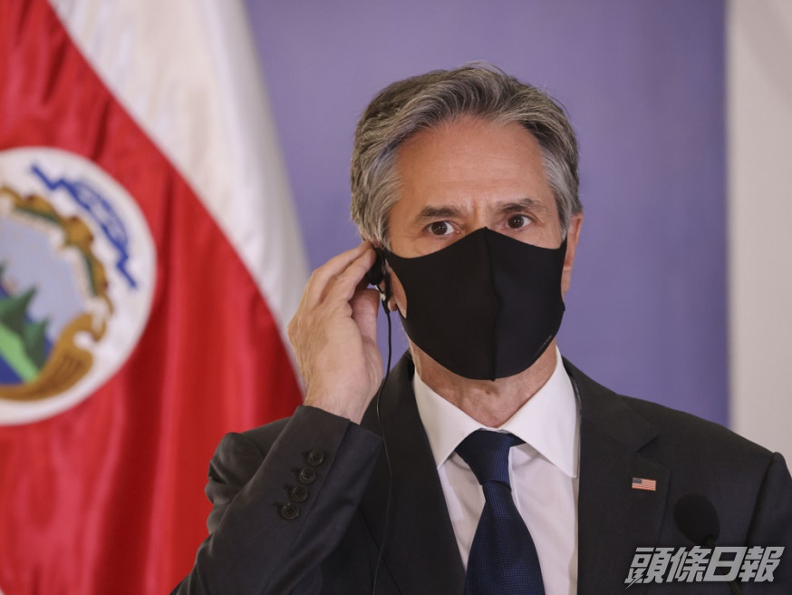 布林肯指美國將宣布如何銷售、配發先前向全球承諾的八千萬劑新冠疫苗。AP圖片