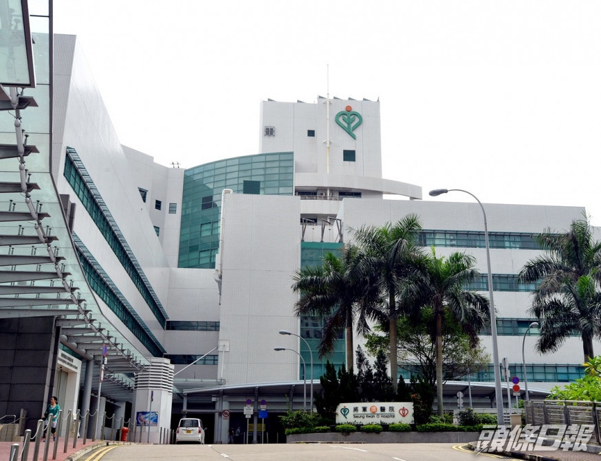 將軍澳醫院一名女病人入住急症科病房後,今早初步確診。資料圖片