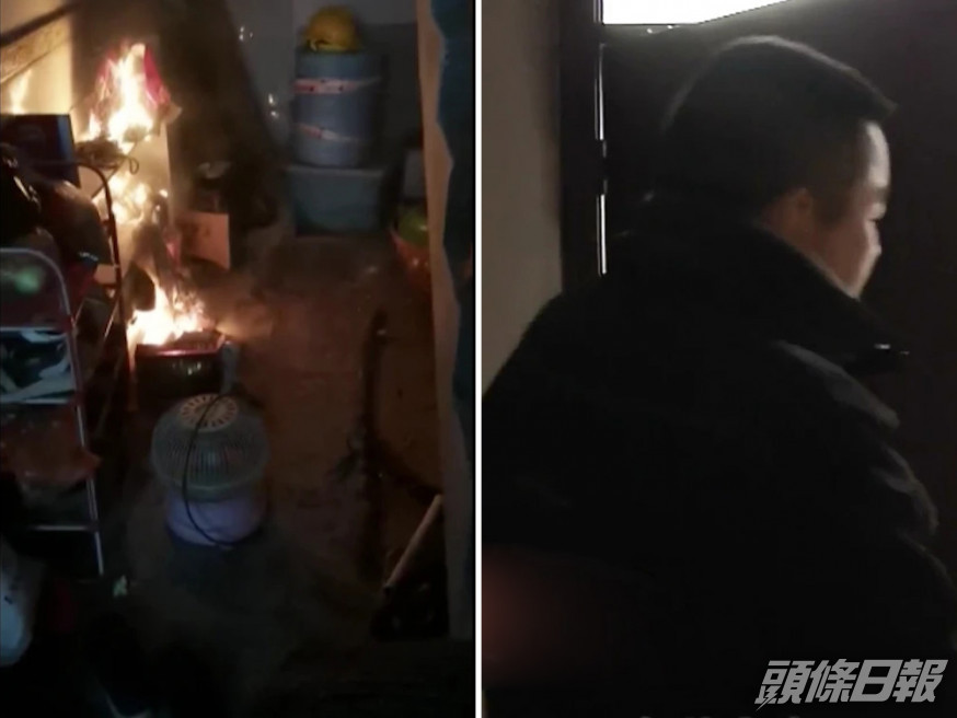 河南農戶羅先生發現自己的家,一周自燃40多次。(網圖)