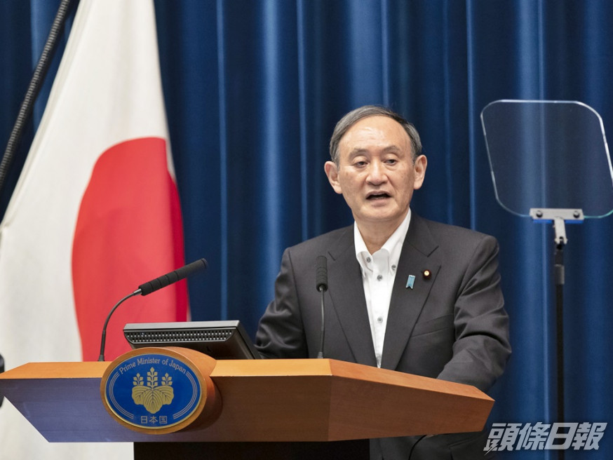 菅義偉指從未將東奧放首位。AP資料圖片