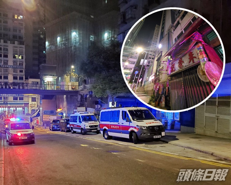 警方指,相信該名27歲外籍女子由上環水坑口街26號旁一酒店的天台墮下。