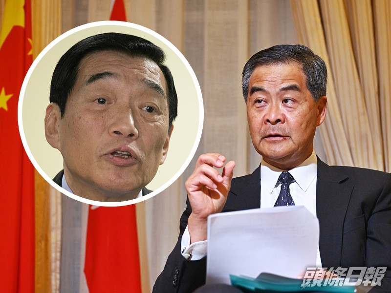 梁振英直斥范鴻齡(小圖)之舉動是「恥上加恥」。資料圖片