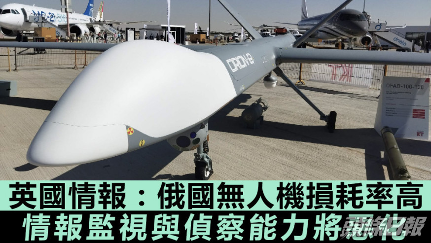 俄羅斯因外國制裁,關鍵零部件入口受阻,波及無人機生產。資料圖片