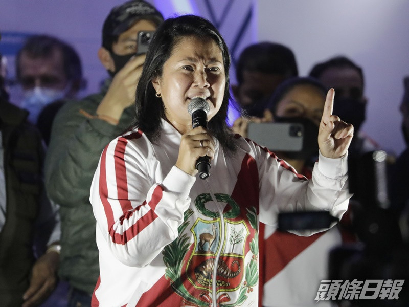 藤森慶子堅稱選舉出現舞弊。AP