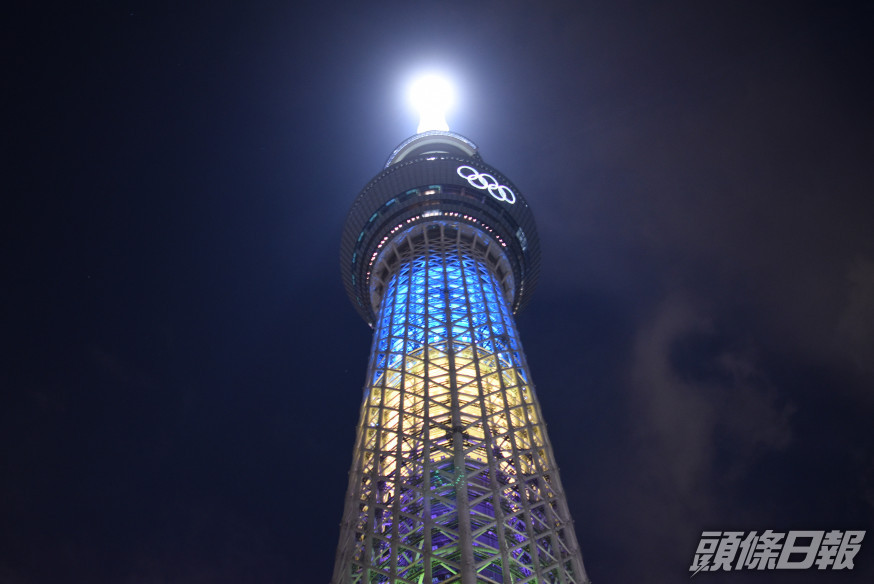 晴空塔是東京地標之一。 特約記者梁彥偉東京直擊