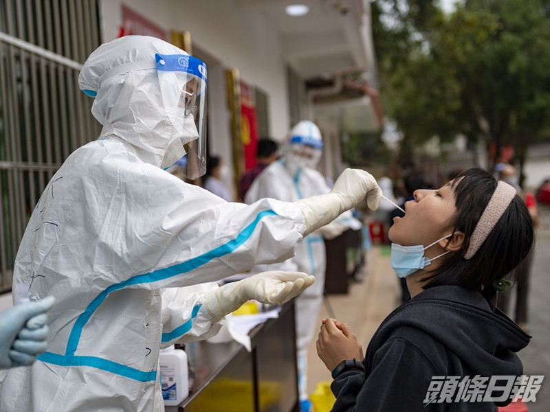 瑞麗市今日起再進行全民檢測。新華社