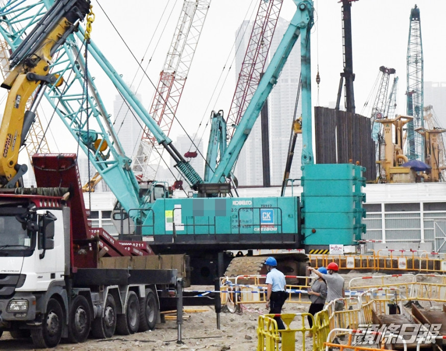 勞工處指,第二周特別執法行動中,巡查了18個新工程建築地盤。 資料圖片