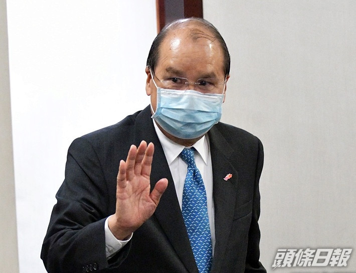 張建宗呼籲市民踴躍參與全民檢測。資料圖片