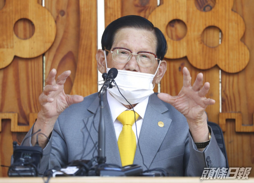 南韓新天地教主李萬熙脫罪 。AP資料圖片