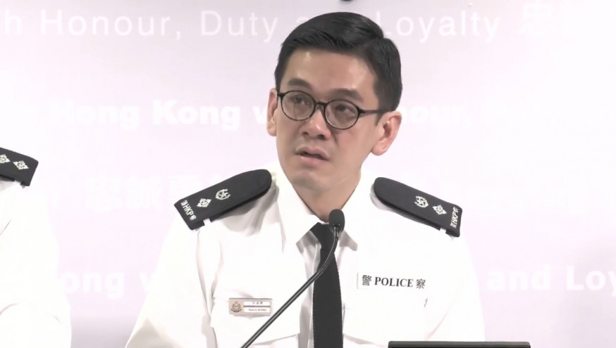 警察公共關係科高級警司江永祥。facebook截圖