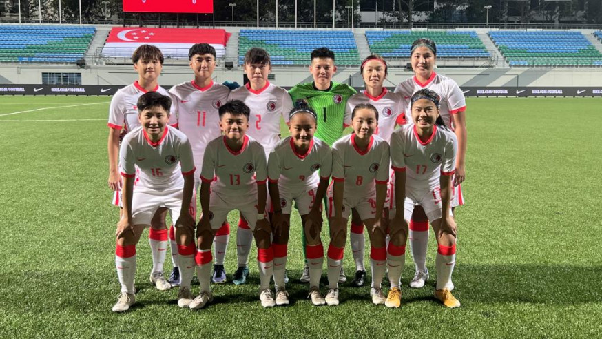 香港女子隊連贏獅城兩次。 足總圖片