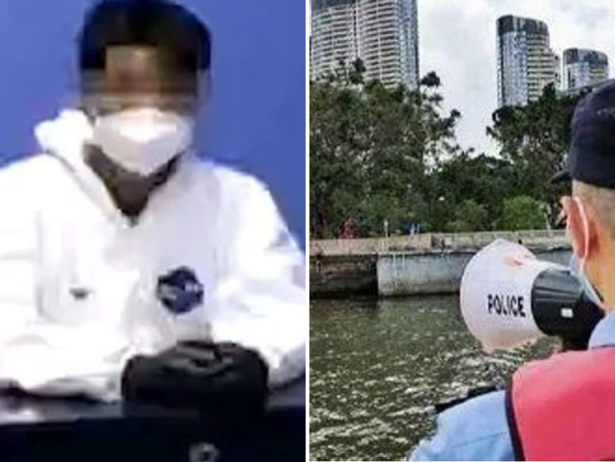 廣州荔灣男子游泳離開防疫封控區被依法查處。