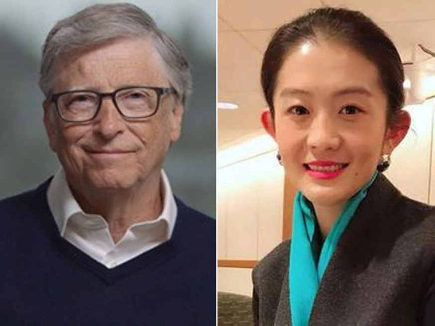 網傳女翻譯員與蓋茨離婚有關。