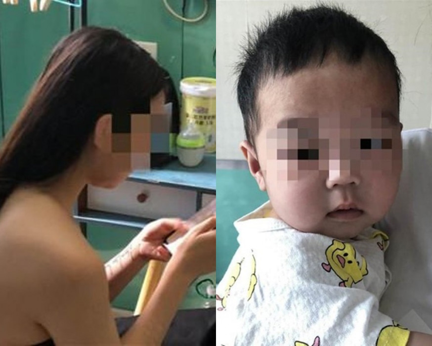 陳女指日後會小心看顧孩子,又感謝3名女警代為照顧兒子。 微博圖
