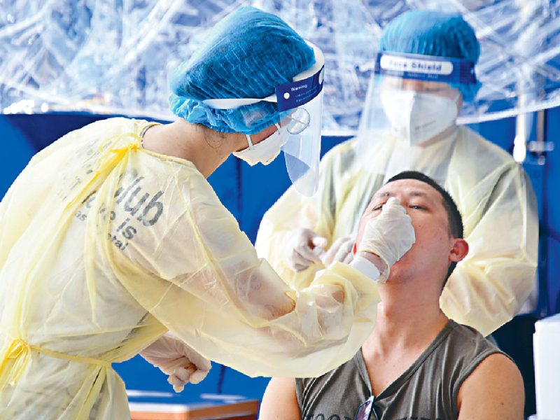 粵港政府共同認可檢測機構 ,將於周三起急增至逾700間。資料圖片