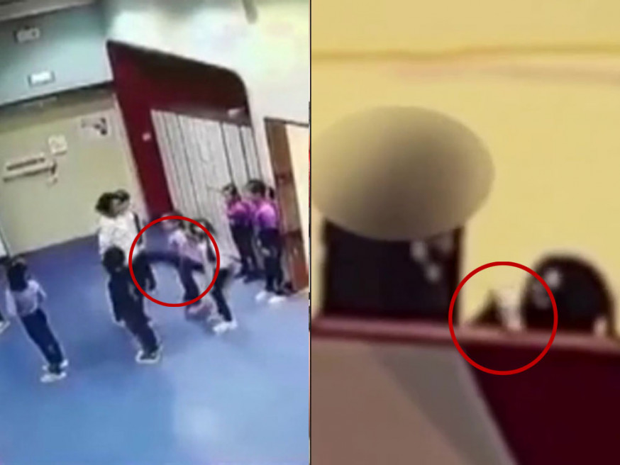 溜冰教練因學員沒回答問題被扇耳光及遭腳踢。