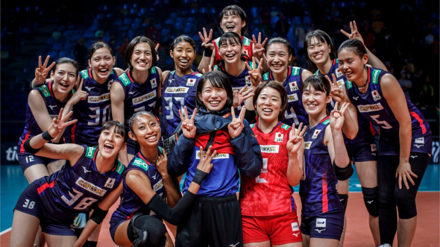 日本女排於世錦賽反勝巴西，過程激動人心。網上圖片