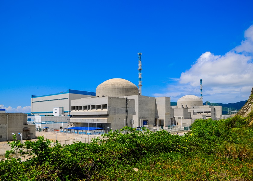 保安局接獲台山核電站運行事件通報,不構成安全影響。中廣核網站圖片