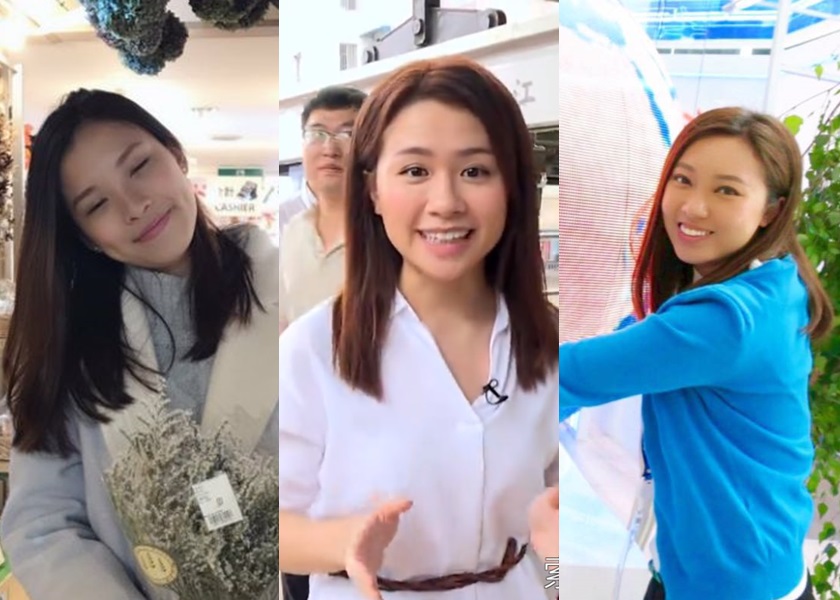 三名「昇女郎」隨着《尋人記》開播成為了關注焦點。網圖