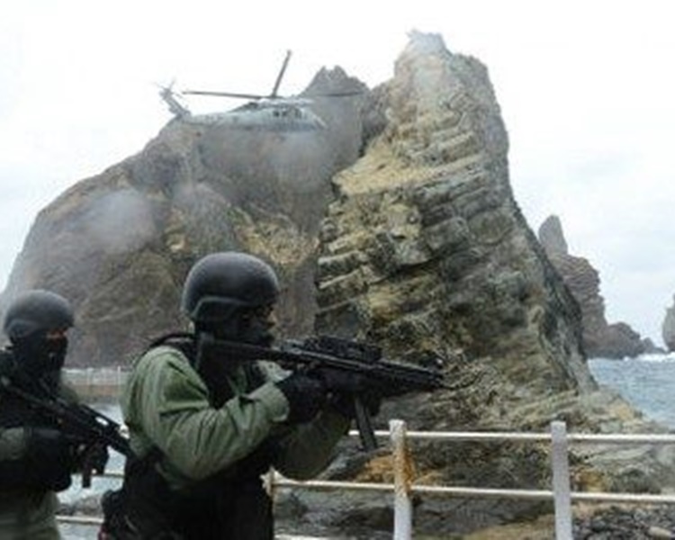 南韓軍方今明在獨島演習。資料圖片