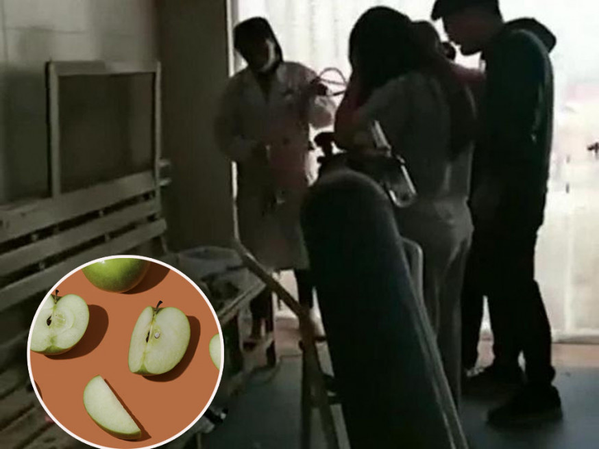 8個月大男嬰被餵食蘋果鲠喉窒息亡,家長醫院跪地痛哭。