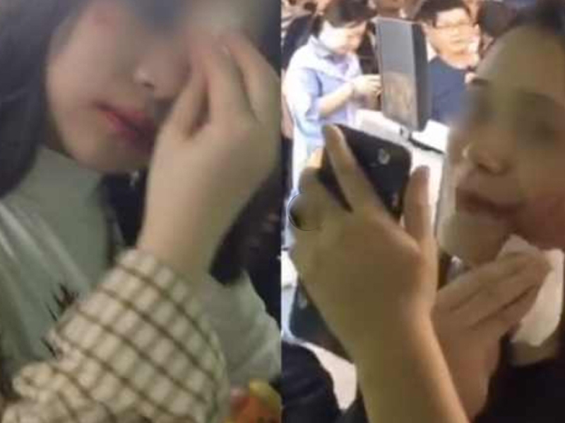 廣州漢溪長隆地鐵站安檢時要求多名乘客卸妝,理由是妝容太驚悚。(網圖)