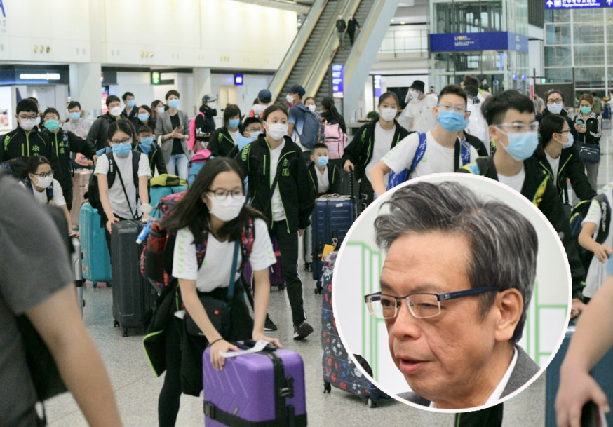 梁子超指,海外回港的人潮逐漸完結,惟仍要再觀察多14天,期間首要嚴控本地傳播。 資料圖片