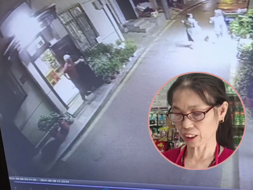老街巷超市暖心老闆娘10年來為晚歸女孩開燈, 有時還護送回家。